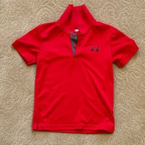 Under Armour Kids Polo in Vibrant Red